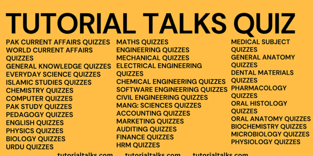 quiz mcq subject wise